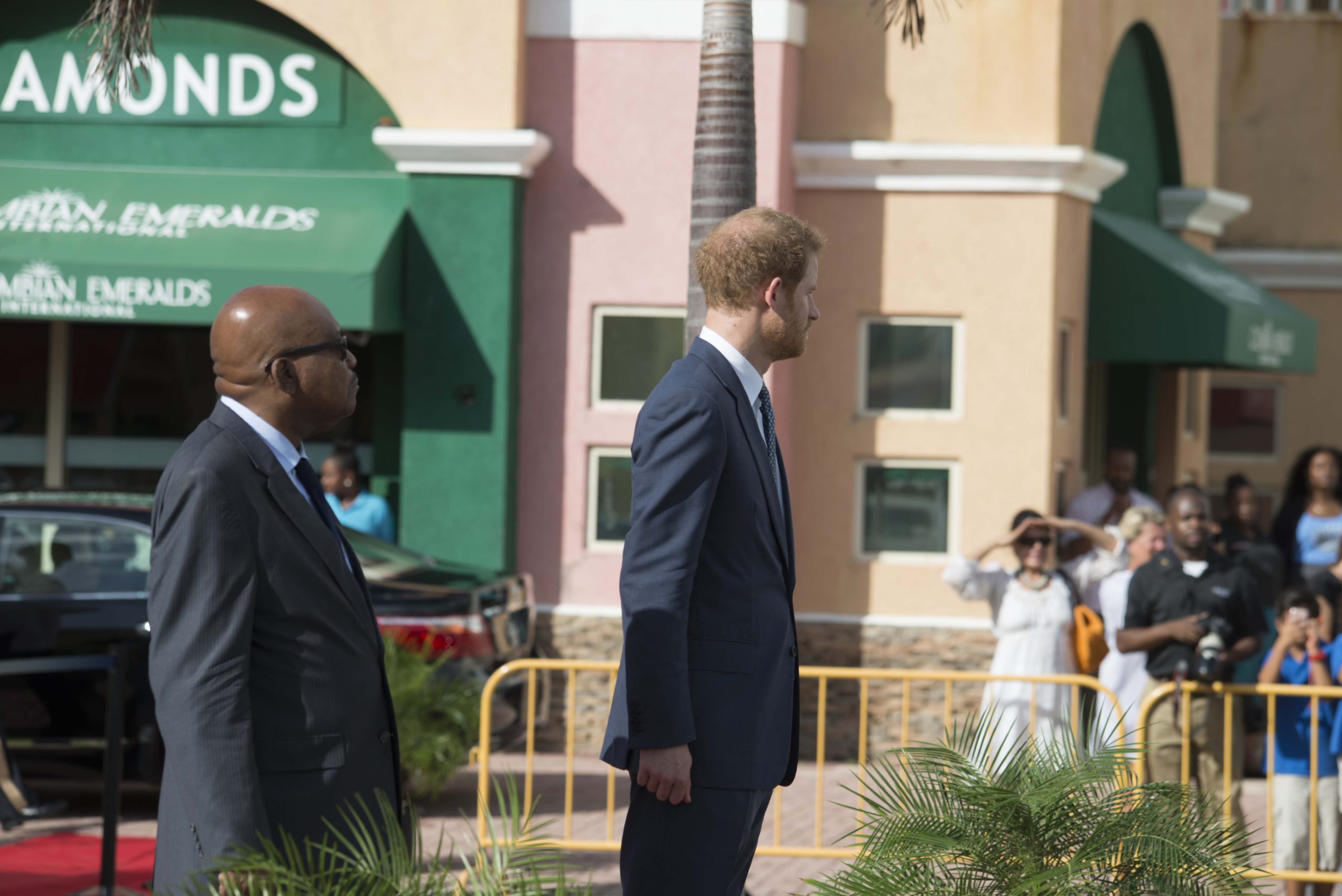 PRINCE HARRY RECEIVES WARM WELCOME TO ST. KITTS AND NEVIS
