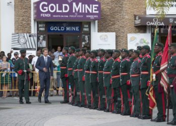 PRINCE HARRY RECEIVES WARM WELCOME TO ST. KITTS AND NEVIS
