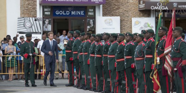 PRINCE HARRY RECEIVES WARM WELCOME TO ST. KITTS AND NEVIS