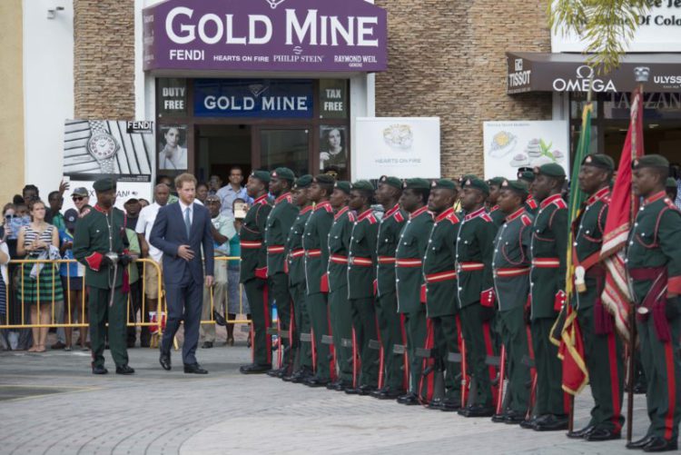 PRINCE HARRY RECEIVES WARM WELCOME TO ST. KITTS AND NEVIS