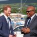 ST. KITTS AND NEVIS GOVERNOR GENERAL MEETS AND GREETS PRINCE HARRY AS HE ALIGHTS FROM ROYAL SHIP