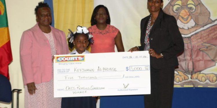 STUDENTS SHOWCASE EXCELLENT READING ABILITIES AT 8TH ANNUAL COURTS OECS READING COMPETITION