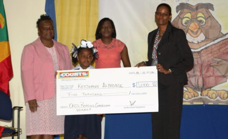 STUDENTS SHOWCASE EXCELLENT READING ABILITIES AT 8TH ANNUAL COURTS OECS READING COMPETITION