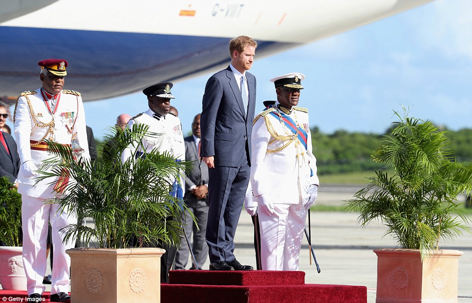 PRINCE HARRY BEGINS WHILRWIND ROYAL TOUR OF SEVERAL CARIBBEAN COUNTRIES ON BEHALF OF HER MAJESTY QUEEN ELIZABETH II