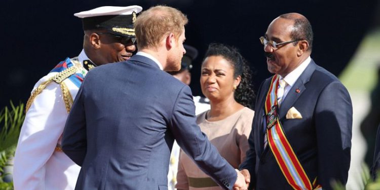 PRINCE HARRY BEGINS WHILRWIND ROYAL TOUR OF SEVERAL CARIBBEAN COUNTRIES ON BEHALF OF HER MAJESTY QUEEN ELIZABETH II