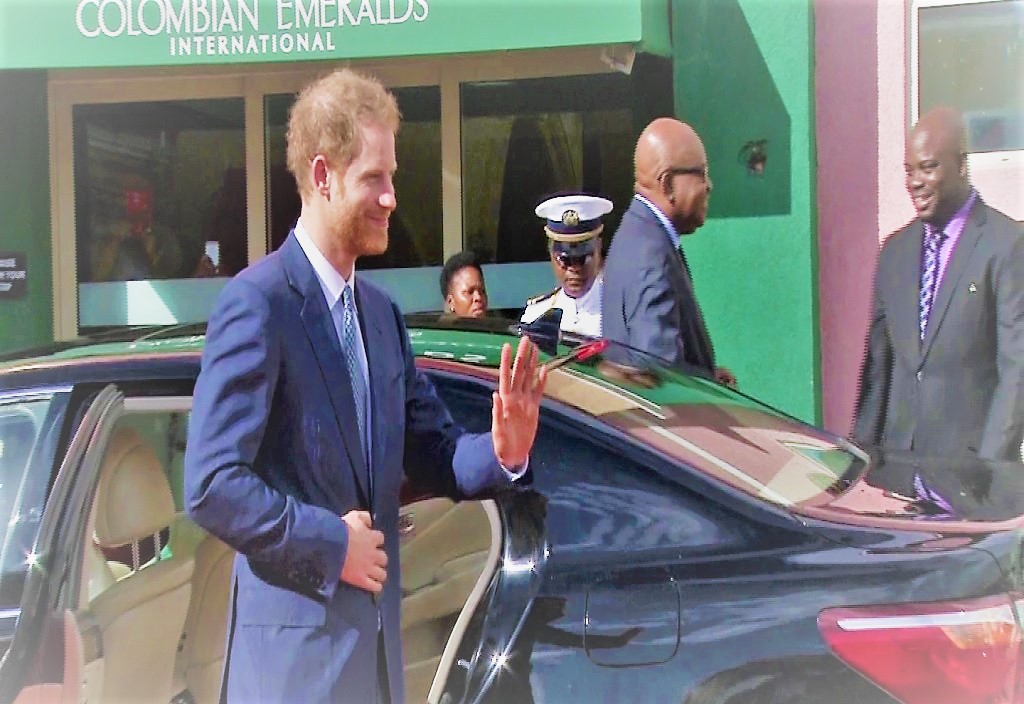 PRINCE HARRY RECEIVES WARM WELCOME TO ST. KITTS AND NEVIS