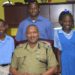 TOP COP HOST TWO TOP STUDENTS FROM SADDLER’S PRIMARY