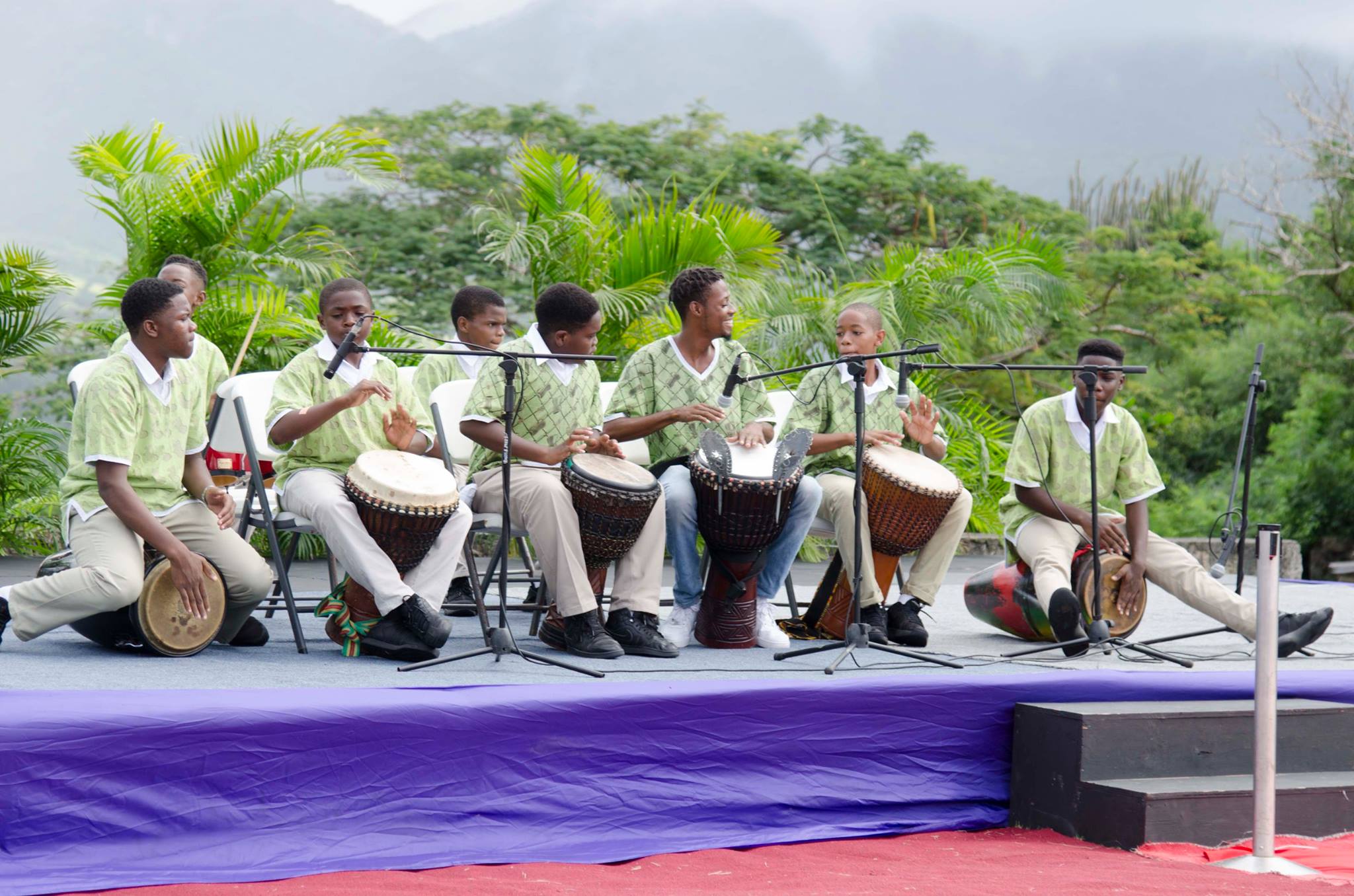 ST. KITTS AND NEVIS GOVERNOR GENERAL MEETS AND GREETS PRINCE HARRY AS HE ALIGHTS FROM ROYAL SHIP