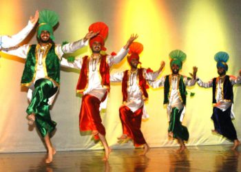 Prime Minister Dr. the Honourable Timothy Harris meets the  Asian Punjabi Folk Dance Club