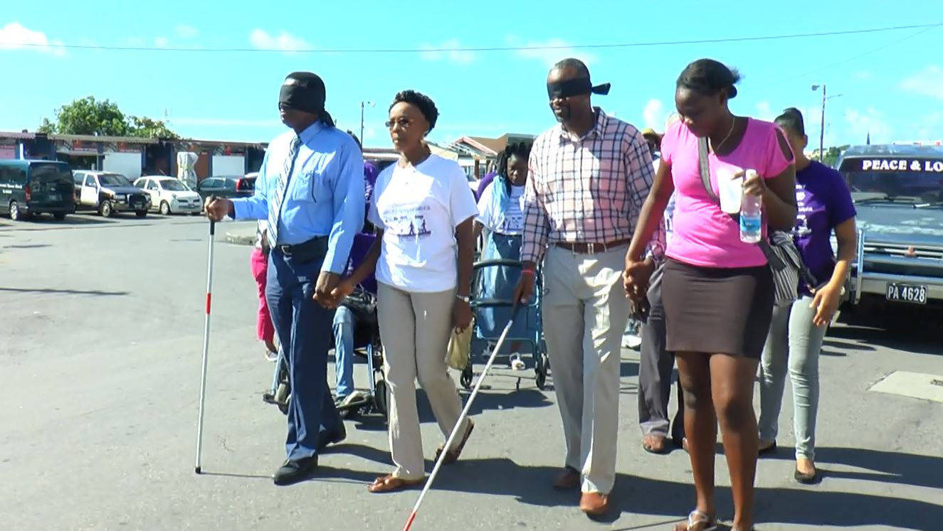 MINISTER HAMILTON MOVED BY ENACTING EXPERIENCE OF A DISABLED PERSON