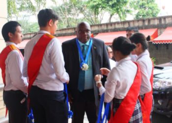 PM HARRIS IMPRESSES UNIVERSITY STUDENTS, LEAVES HIS MARK ON MANILA, PHILIPPINES