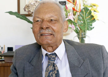 NATIONAL HERO SIR KENNEDY SIMMONDS PAYS TRIBUTE TO LATE RONALD WEBSTER, FORMER CHIEF MINISTER OF ANGUILLA