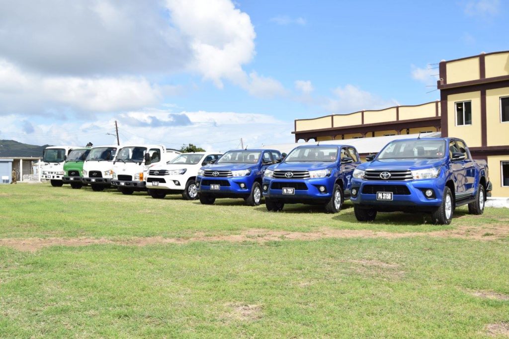 REPUBLIC OF CHINA (TAIWAN) DONATES EIGHT TRUCKS TO ST. KITTS-NEVIS DEFENCE FORCE