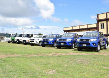 REPUBLIC OF CHINA (TAIWAN) DONATES EIGHT TRUCKS TO ST. KITTS-NEVIS DEFENCE FORCE