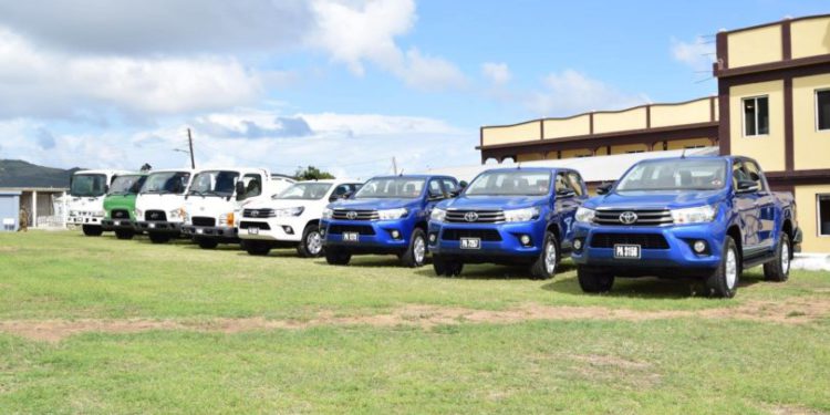 REPUBLIC OF CHINA (TAIWAN) DONATES EIGHT TRUCKS TO ST. KITTS-NEVIS DEFENCE FORCE