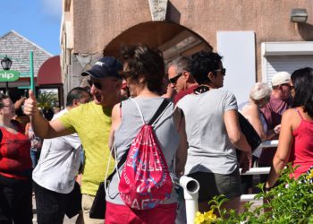 THREE MEGA SHIPS AND TWO OTHER CRUISE VESSELS ARE DOCKED IN BASSETERRE, MAKING HISTORY IN THE FEDERATION