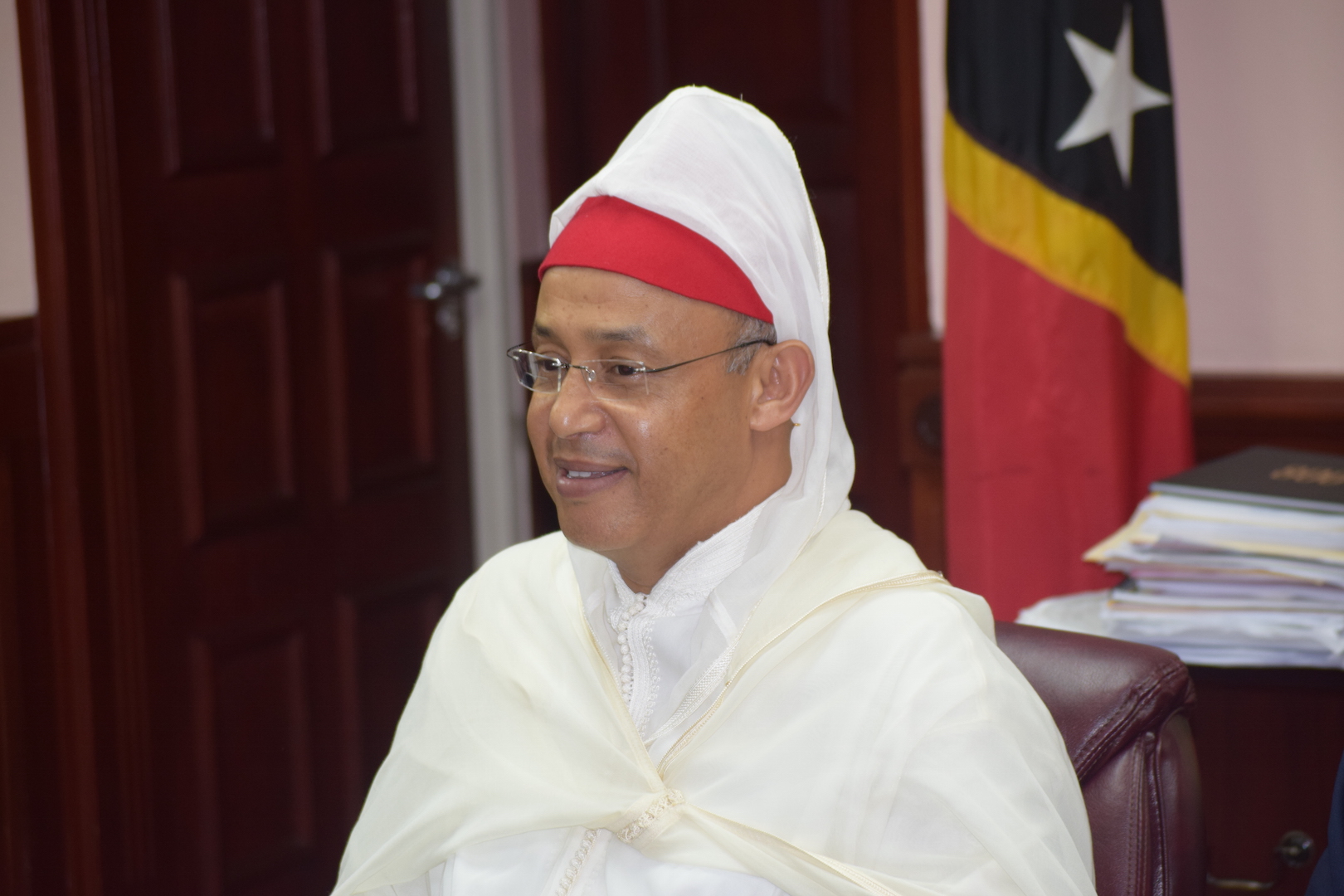 MOROCCAN AMBASSADOR PAYS COURTESY CALL ON PRIME MINISTER HARRIS; DISCUSSES AREAS OF BILATERAL COOPERATION