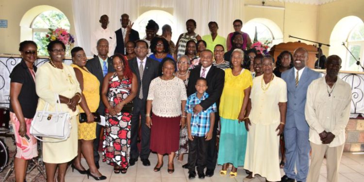 MINISTER HAMILTON RECEIVES HIGH PRAISE AT DINNER TO MARK HIS 7TH ANNIVERSARY AS A PARLIAMENTARY REPRESENTATIVE