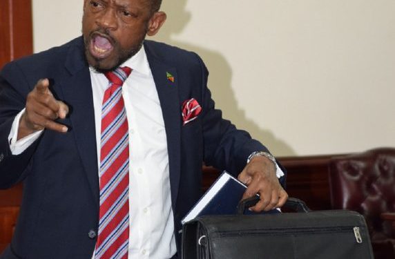 LEADER OF OPPOSITION DR. DOUGLAS EJECTED FROM PARLIAMENT FOR DISRESPECTFUL AND OUTRAGEOUS BEHAVIOUR IN HOUSE
