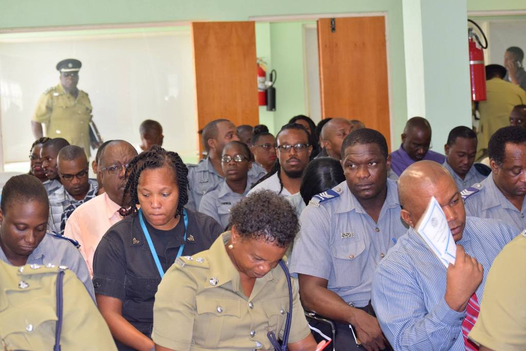 COMMISSIONER QUEELEY ENCOURAGES OFFICERS TO RECOMMIT TO THE FORCE’S CORE VALUES