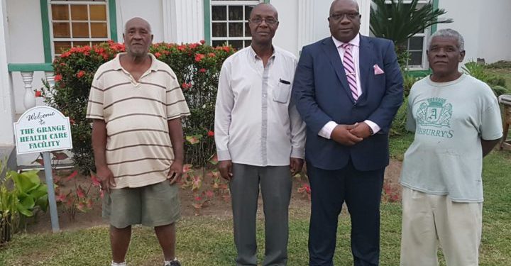 PRIME MINISTER HARRIS TOURS NEWLY PAVED ACCESS ROADS TO THE GRANGE AND OTTLEY’S HOUSING EXTENSION