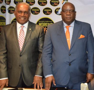 PREMIER AMORY PRAISES LEADERSHIP STYLE OF PM HARRIS