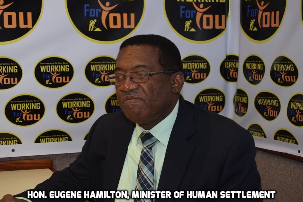 SHELTER IS A BASIC NEED, SAYS MINISTER HAMILTON