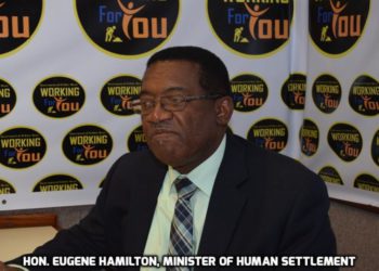 SHELTER IS A BASIC NEED, SAYS MINISTER HAMILTON
