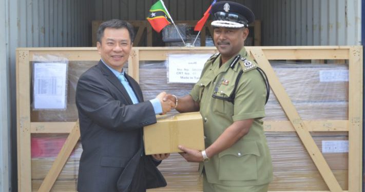 ROC (TAIWAN) DONATES SPARE PARTS TO KEEP POLICE MOBILE FLEET RUNNING