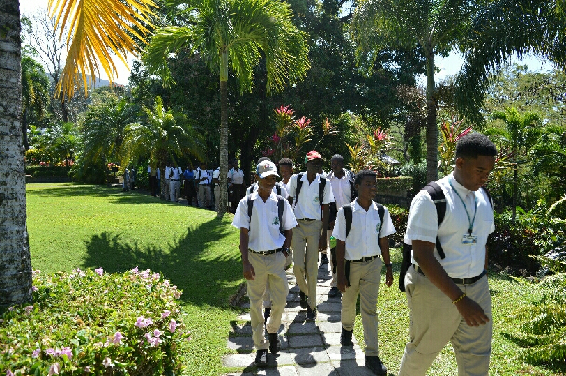 Students at Caribelle Batik