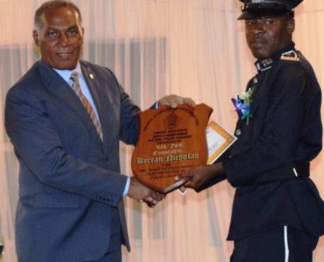 NEVIS OFFICERS RECOGNISED FOR THEIR BRAVERY AND DEDICATION TO SERVICE; KERRAN NICHOLAS RECEIVES CONSTABLE OF THE YEAR AWARD