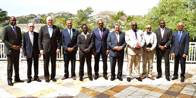 PRIME MINISTER HARRIS ATTENDING HIGH LEVEL REGIONAL MEETINGS IN ST. VINCENT AND THE GRENADINES
