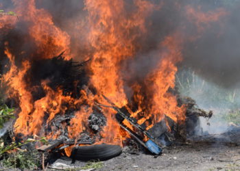 POLICE CONDUCTS SECOND ILLEGAL DRUG BURN FOR 2017