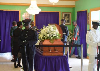 PM HARRIS HONOURS CONTRIBUTION AND MEMORY OF THE LATE GOVERNOR GENERAL, SIR CUTHBERT SEBASTIAN