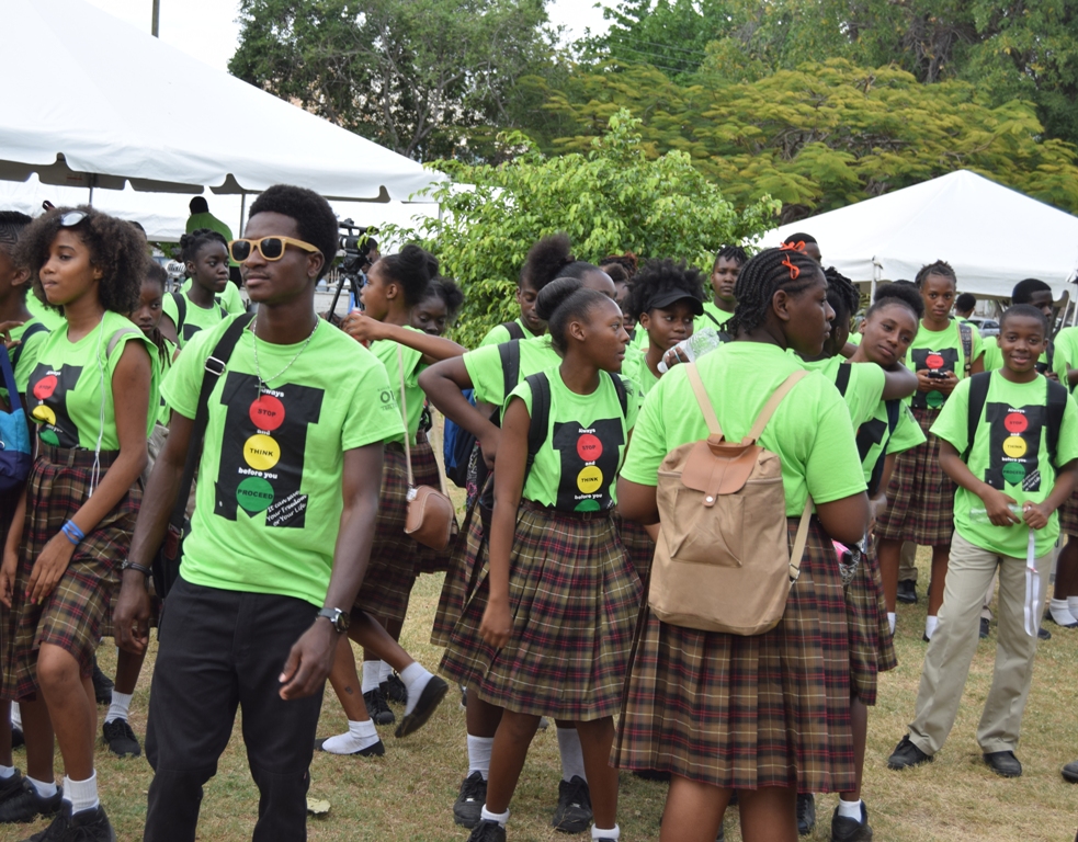 STUDENTS PLEDGE TO TAKE A NEW PATH IN LIFE AFTER COMPLETING PROJECT “STOP ‘N’ THINK BEFORE YOU PROCEED”