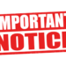 COMMUNITY NOTICE