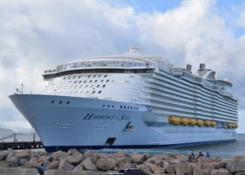 WORLD’S LARGEST CRUISE SHIP, HARMONY OF THE SEAS, MAKES INAUGURAL CALL ON  ST. KITTS