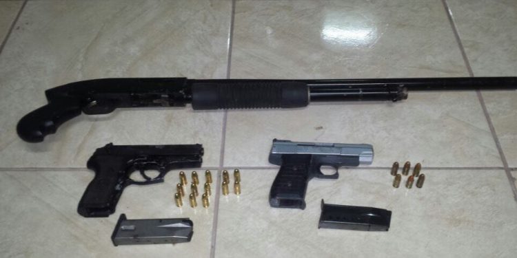 ONGOING POLICE SEARCHES NETS THREE (3) ILLEGAL FIREARMS