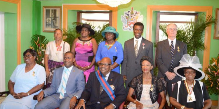 EIGHT NATIONALS AWARDED AT GOVERNMENT HOUSE FOR CONTRIBUTIONS TO NATION BUILDING