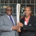 PM HARRIS AND CABINET COLLEAGUES RECEIVE QUEEN’S BATON AT GOVERNMENT HEADQUARTERS