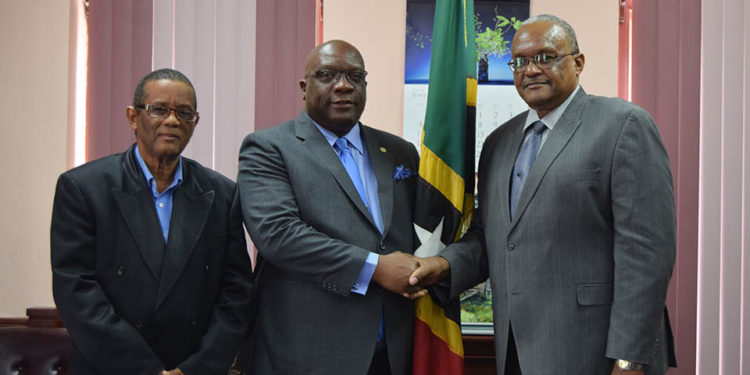 NATIONAL SECURITY ADVISOR-DESIGNATE MEETS WITH PM HARRIS; PLEDGES TO DO ALL HE CAN TO HELP CURB CRIME IN ST. KITTS AND NEVIS