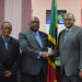 NATIONAL SECURITY ADVISOR-DESIGNATE MEETS WITH PM HARRIS; PLEDGES TO DO ALL HE CAN TO HELP CURB CRIME IN ST. KITTS AND NEVIS