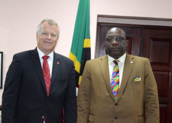 PM HARRIS AND SWITZERLAND’S AMBASSADOR TO ST. KITTS AND NEVIS HOLD BILATERAL DISCUSSIONS