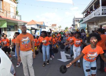 STREET MARCH AND BUSINESS EXPO CLIMAX 34TH YOUTH SUMMER CAMP