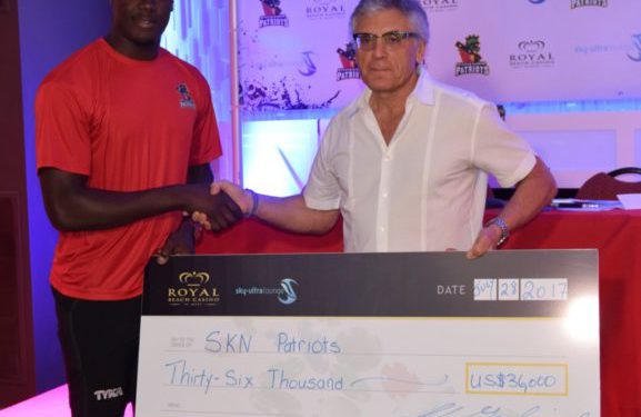 DEPUTY PM RICHARDS HAILS ROYAL BEACH CASINO FOR SUPPORT OF ST. KITTS & NEVIS PATRIOTS