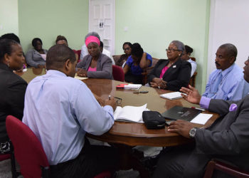 PM HARRIS OUTLINES HIS EXPECTATIONS OF THE HUMAN RESOURCE MANAGEMENT DEPARTMENT DURING STAFF MEETING