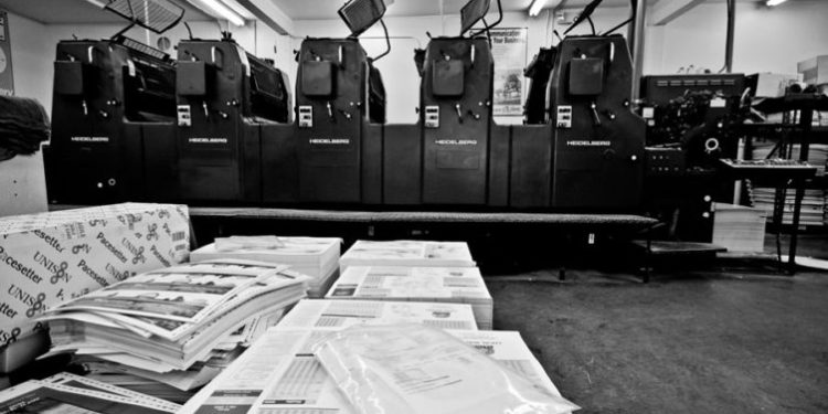 GOVERNMENT PRINTERY RE- OPENS