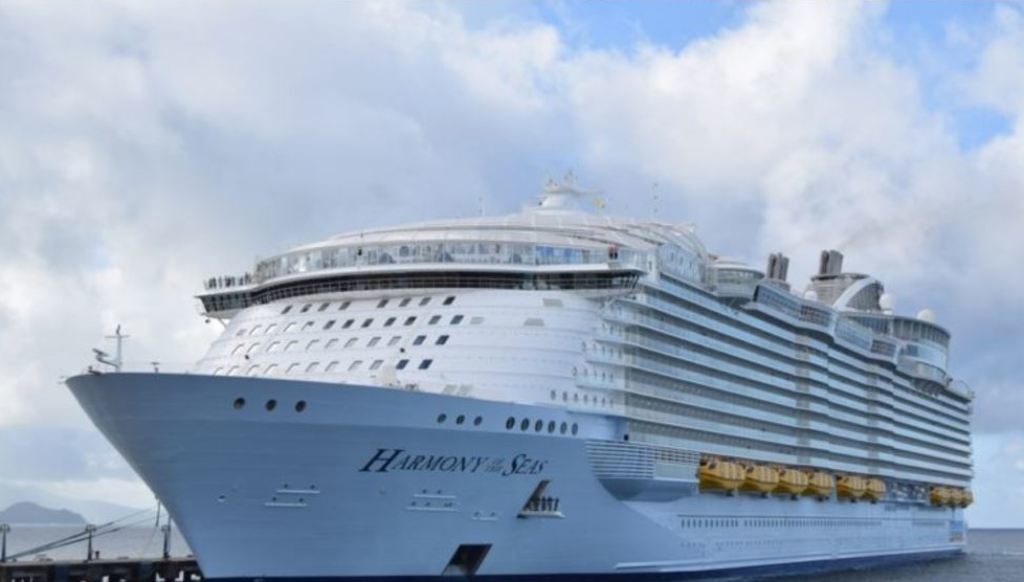 LARGEST SHIP IN THE WORLD MAKES SIXTH AND FINAL CALL TO ST. KITTS AND NEVIS FOR 2016-2017 CRUISE SEASON