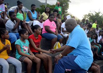 PM HARRIS IMPARTS WORDS OF ENCOURAGEMENT TO YOUTH OF MOLINEUX AND PHILLIP’S VILLAGE
