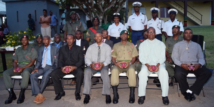 SIXTY-ONE MEMBERS OF SKNDF NAMED FOR QUEEN’S DIAMOND JUBILEE MEDAL